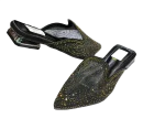 Elegant Black Embellished Women’s Mules D30-26