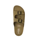 puntoblu Olive Green Comfort Slides ART - ck66
