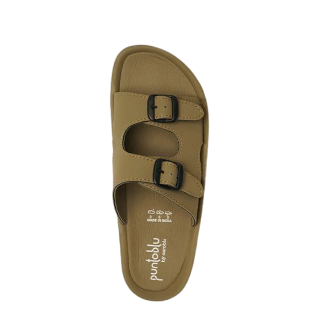 puntoblu Olive Green Comfort Slides ART - ck66 - Image 2