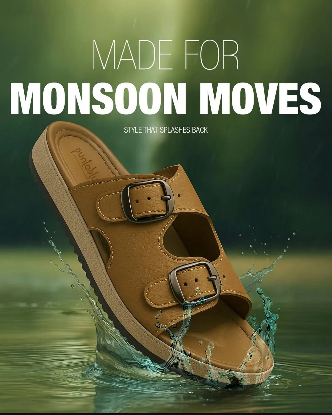 puntoblu Olive Green Comfort Slides ART - ck66 - Image 7