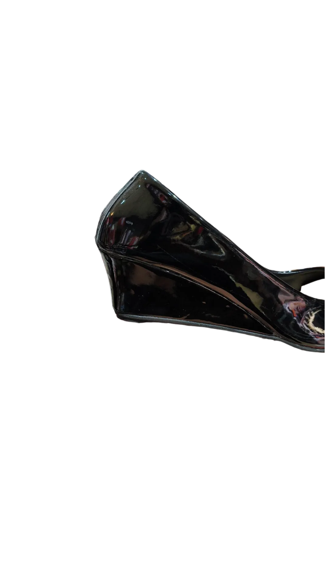 Black Patent Leather Pump D35-37 - Image 2