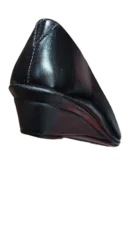 Elegant Black Formal Wedge Heels D35-103