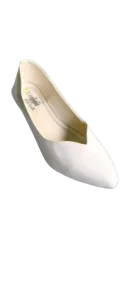 Glossy Duo-Tone Pointed-Toe Flats D17-24