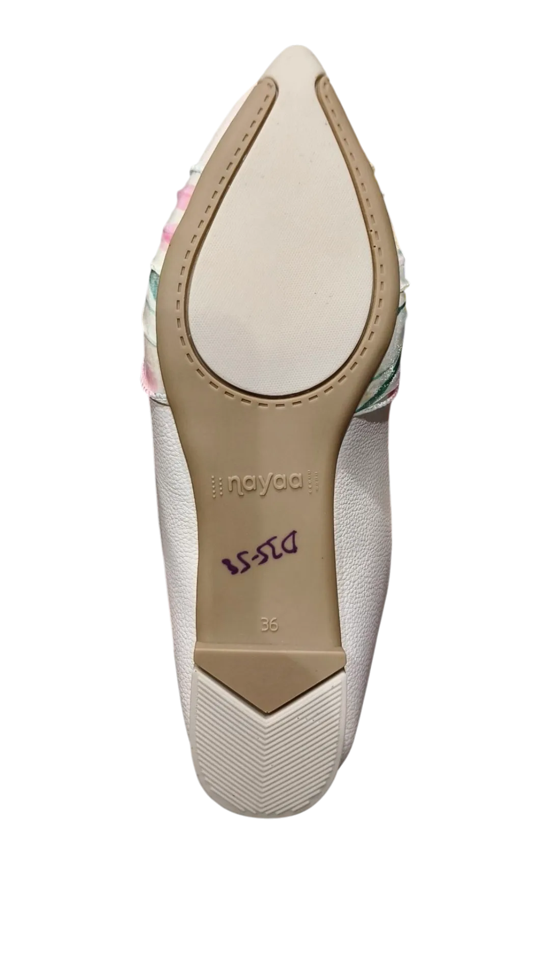 Floral Crystal Embellished Ballerina   D35-58 - Image 4