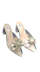 BLOCK HEEL TRANSPERANT TIE D33-37