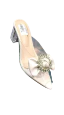 BLOCK HEEL TRANSPERANT TIE D33-37
