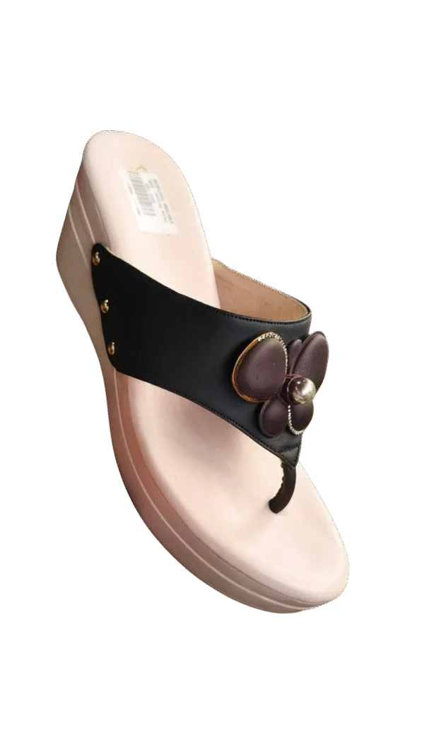 WEDGE HEEL V FLOWER D33-100