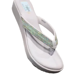Sparkle Glam Wedge Slippers D35-63
