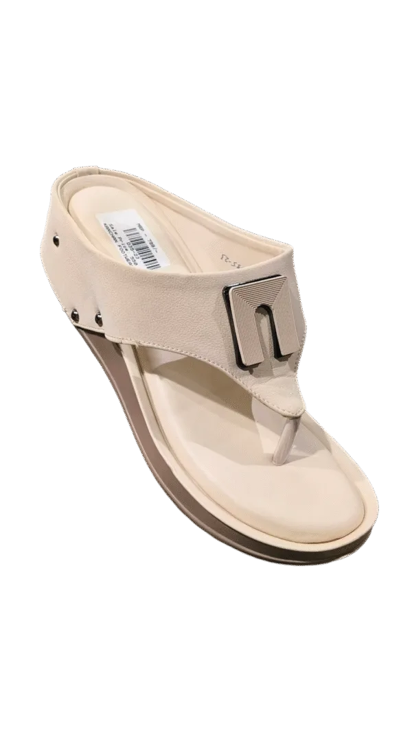 Elegant Comfort Wedge Flip-Flops D35-23