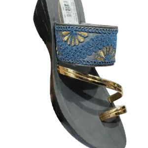 WEDGE HEEL LAKHANI PU ART - 1107