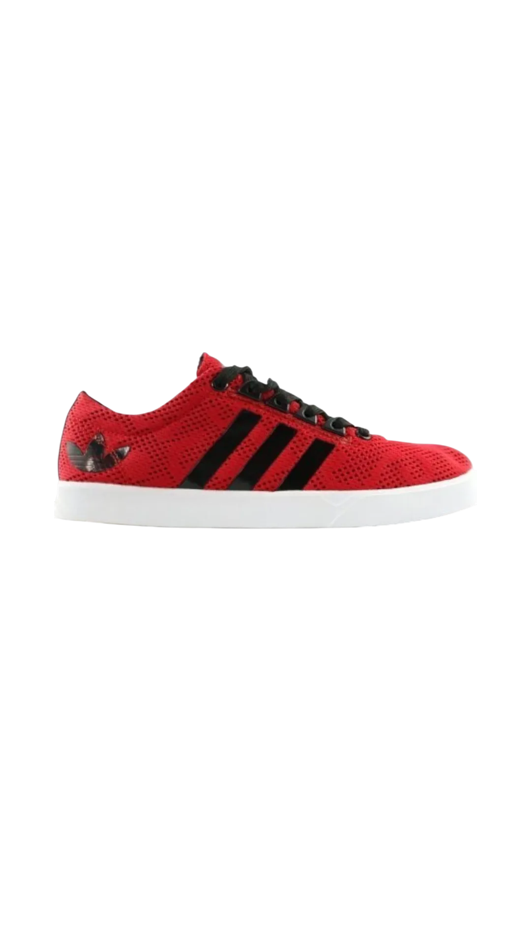 Red & Black Striped Athletic Sneakers ADIDAS FIRST COPY ART - NEO 2 - Image 3