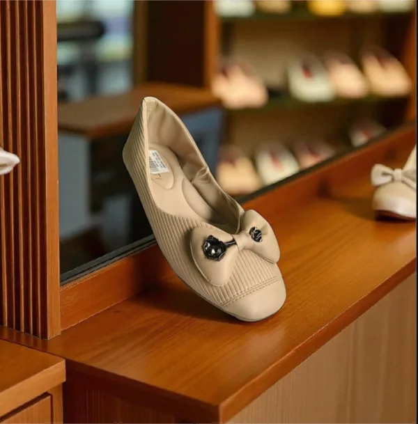 "Florie Bow Charm Ballerinas" D30-49