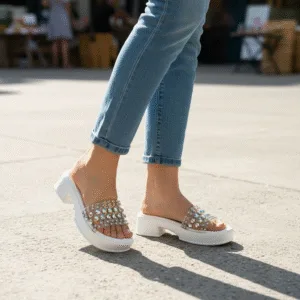 WEDGE BLOCK COMFORT HEEL D17-04