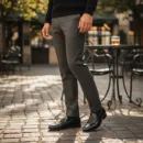 Black Textured Monogram Loafers
ART - D26-37