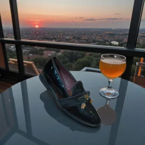 Black Patent Tassel Loafers ART - D31-12