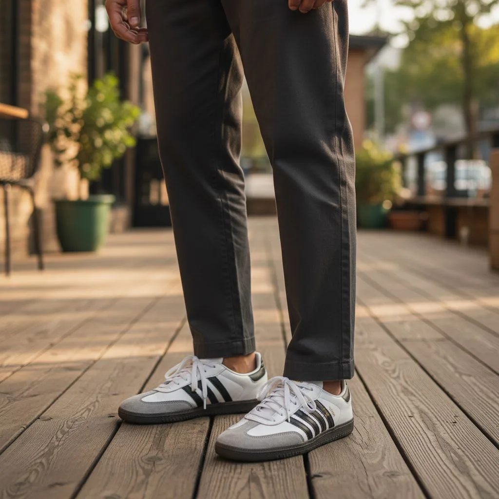 Boys' Triple Stripe Classic Trainers ART - D35-97 - Image 2