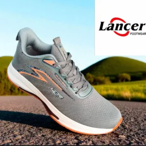 grey-orange Lancer sport shoe BOYS ART - D35-105