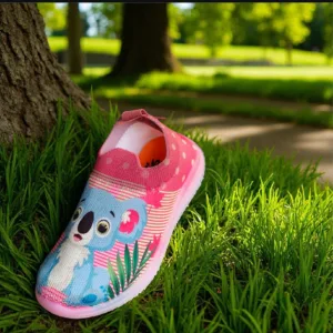 Cute Koala Kids Slip-On Shoes ART - teddy -1