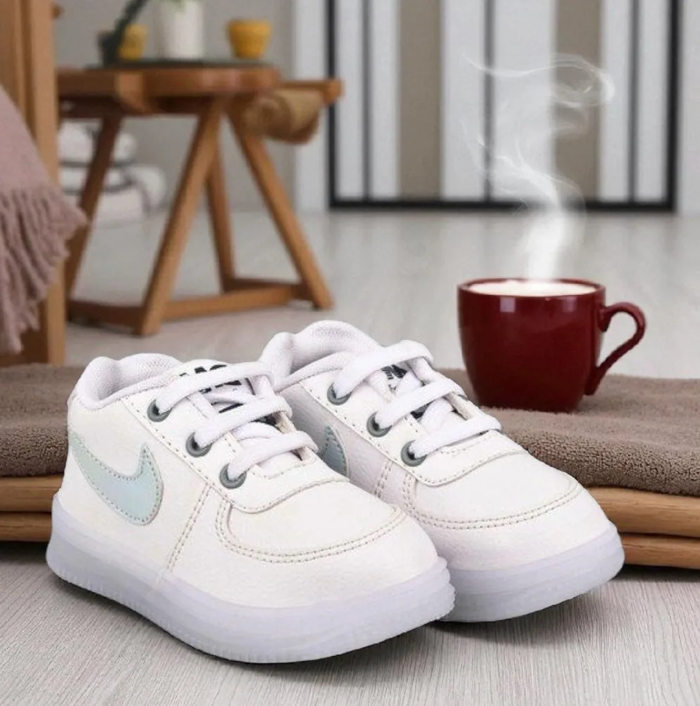 PureStep Kids White Sneakers light shoe ART - jrd11