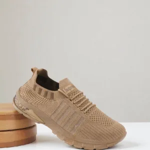 Kids Supreme Beige Knit Sneakers ART - JAZZY 25