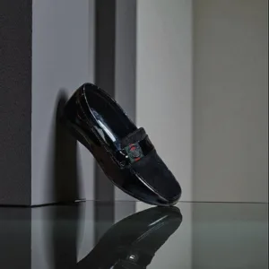 Kids Black Party Loafers 👦🖤 ART - h18-05