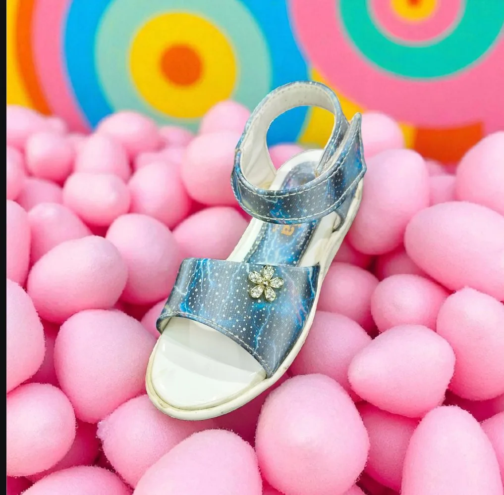 Kids Glittery Blue Party Sandal ✨🌸 ART - d8-02