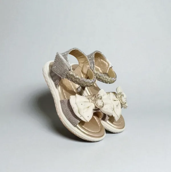 kids Glimmer Bow Princess Sandals ✨🎀 ART - D36-08-09 - Image 2