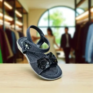 Kids’ Denim Flower Sandal 🌸 ART - d23-80