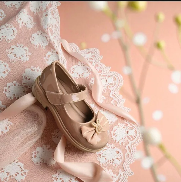 Kids’ Pearl Bow Party Shoe 🎀 ART - D36-16