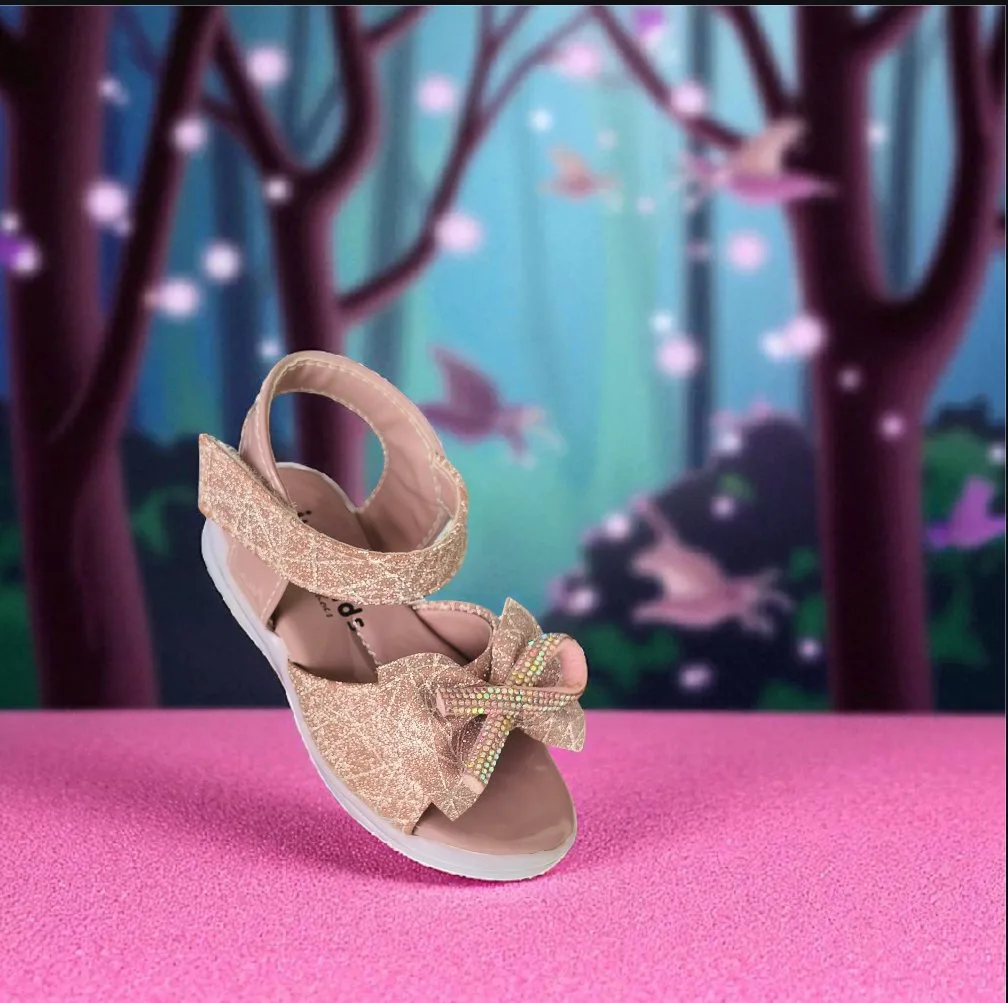 Kids’ Glitter Bow Dress Sandal 🎀 ART - d36-34-35