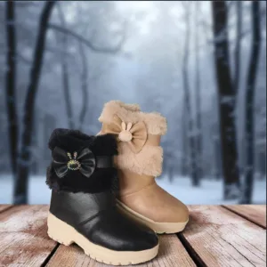 Kids’ Furry Winter Bow Boots ❄️ D36-36-37