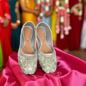 Ladies Silver Embellished Mozri ART - D36-38