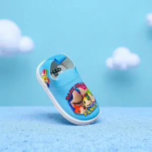 Kids Blue Cartoon Print Slip-On Shoes 👟 ART - chuchu2