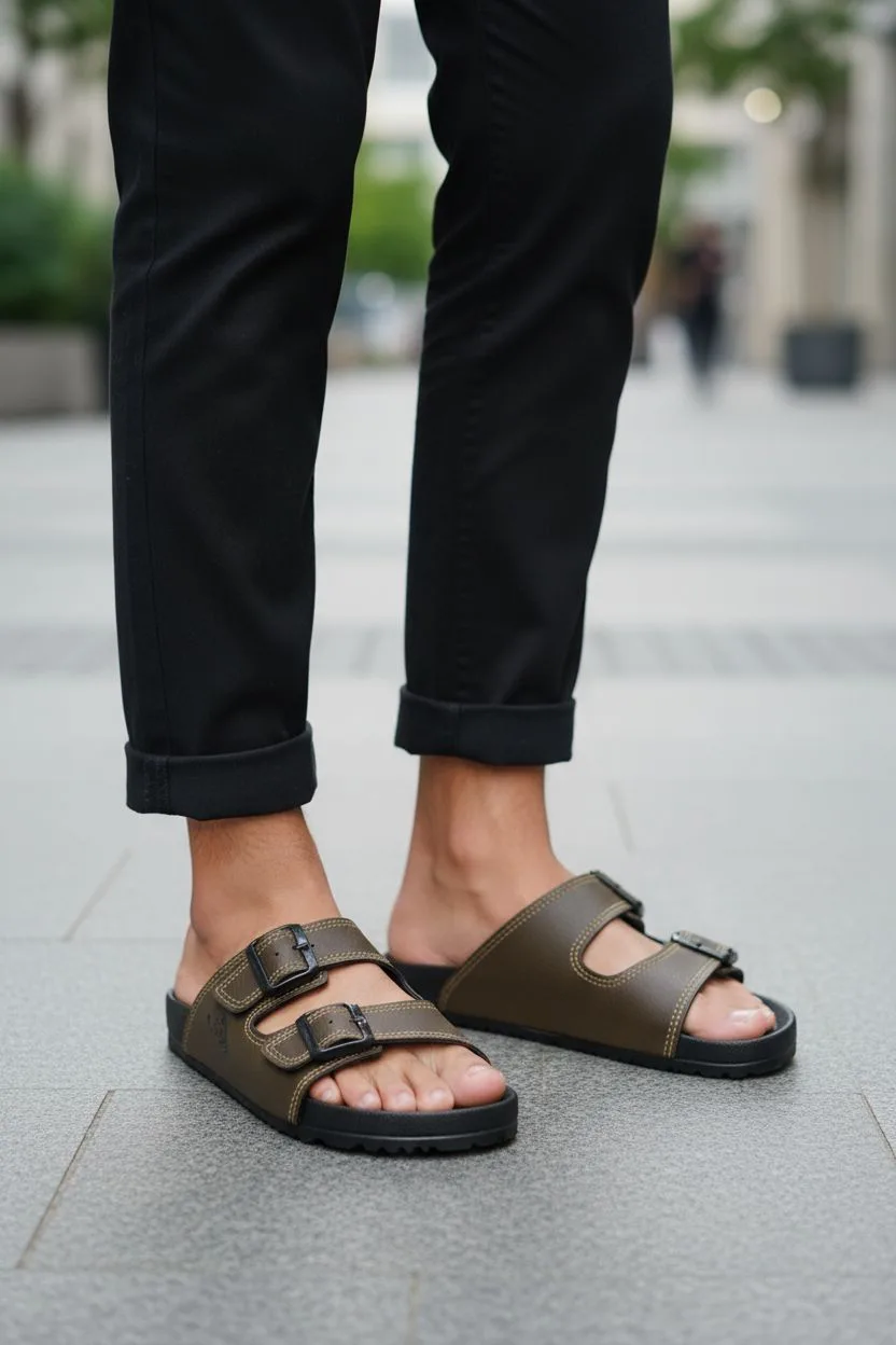 Urban Buckle Comfort Sandals ART - honour 1