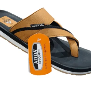 ADDA Uniglobe Men’s Comfort Flip-Flops – Tan & Black Edition 👟
ART - air