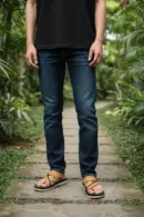 ADDA Uniglobe Men’s Comfort Flip-Flops – Tan & Black Edition 👟
ART - air