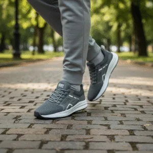 Men’s Grey Sports Shoes with Memory Pad Insole 🏃♂️
ART - CLT 152