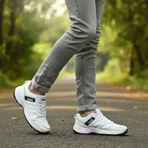 Lakhani Touch Men’s White Sports Shoes – Style, Strength & Comfort ART - 1021