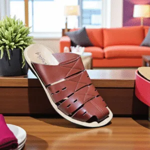 Classic Brown Ethnic Sandals 👞 ART - 13106