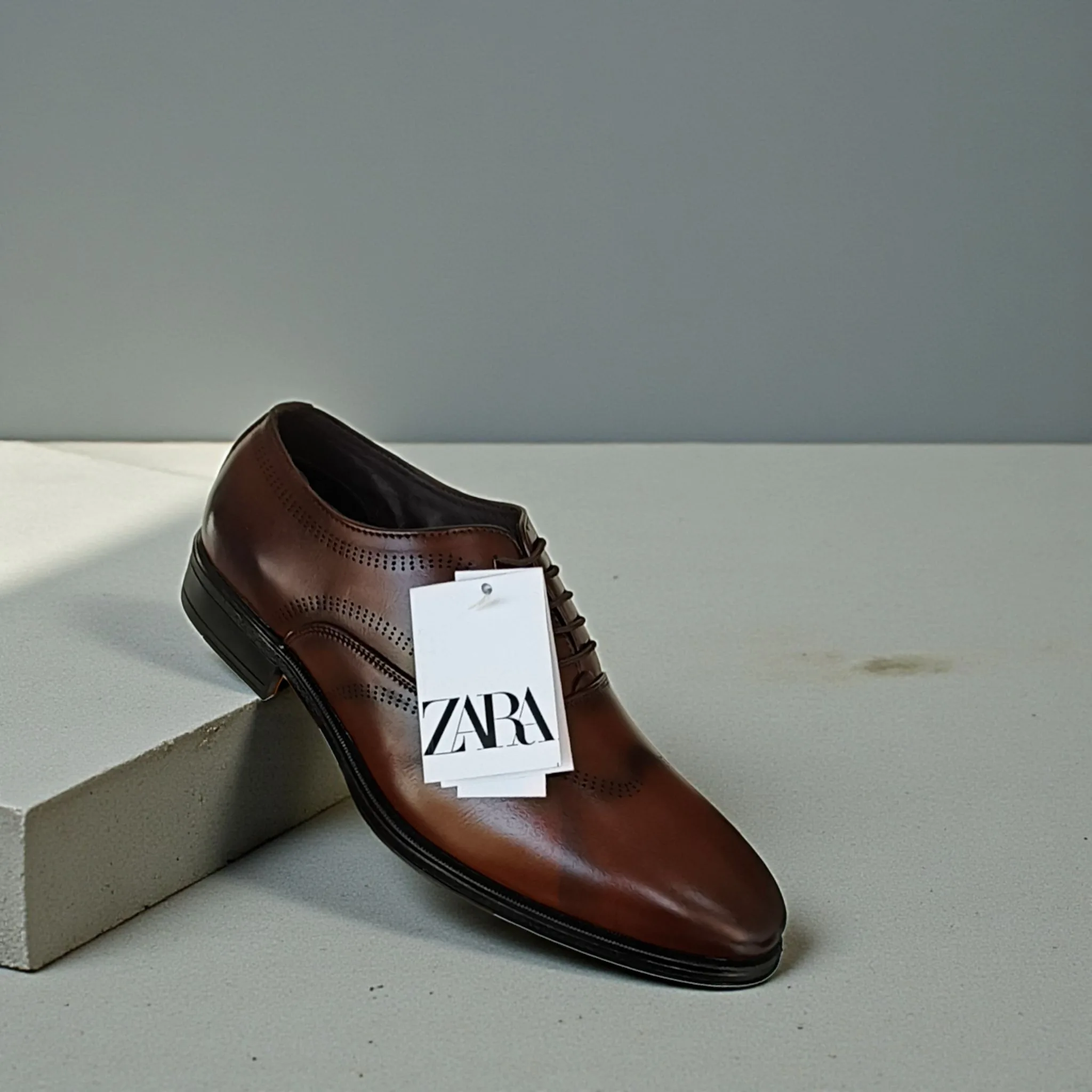 ZARA Men's Formal Derby Shoes REPLICA. ART - d37-19 - Image 4
