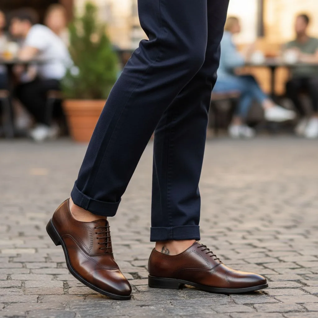 ZARA Men's Formal Derby Shoes REPLICA. ART - d37-19 - Image 3