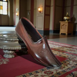 Men's Brown Formal Slip-On Mojaris ART - D37-23