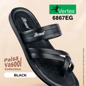 Paragon Vertex 6867EG Men's Black Sandals