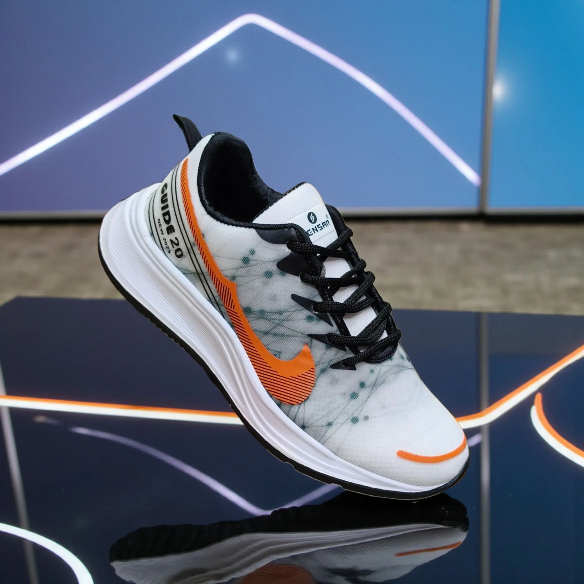 SENSAR Men’s Guide 2.0 Sports Sneakers ART - smoke - Image 5