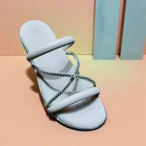 Ladies’ Multi-Strap Shimmer Slide Sandals ART - D39-11