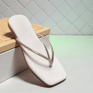 Ladies’ Sparkle Strap Thong Flats ART - D40-16