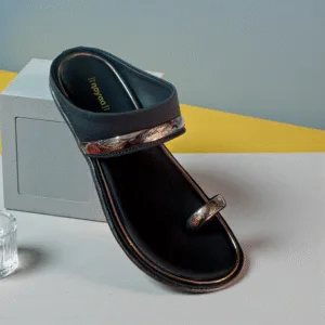 Ladies’ Midnight Glam Toe-Ring Flats 🖤 ART - D40-21