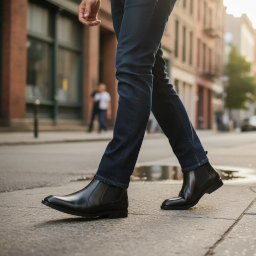 Men’s Italian Design Chelsea Boots 🇮🇹 ART - D40-35 - Image 2