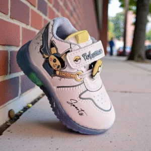 Kids’ Light‑Up Cartoon Sneakers ✨ Art - power 12