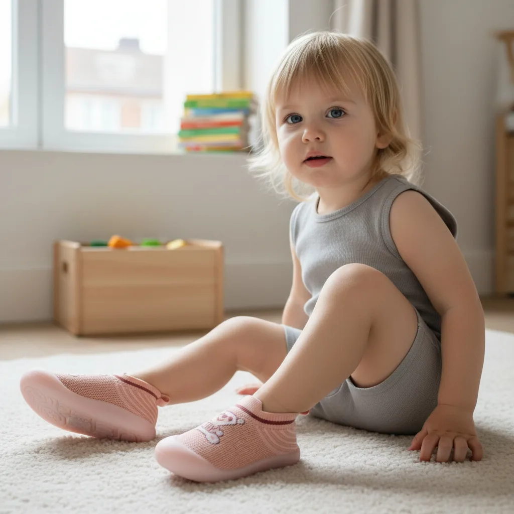 Snug Bear Knit Kids Slip‑Ons 🧸 LAKHANI ART - OGIY 01 - Image 4